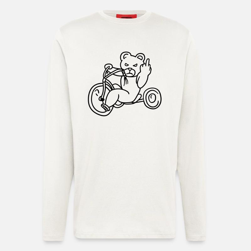 bad_teddy - Langarmshirt - made by SPREAD  - OFF WHITE