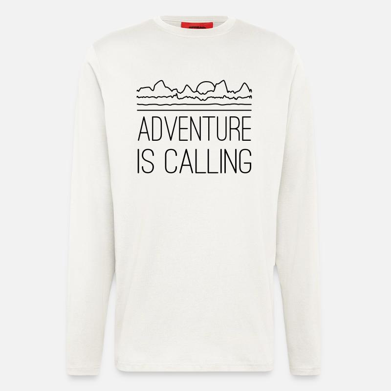 Adventure is calling - Longsleeve - made by SPREAD  - OFF WHITE