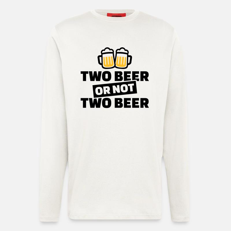 Bier - Langarmshirt - made by SPREAD  - OFF WHITE