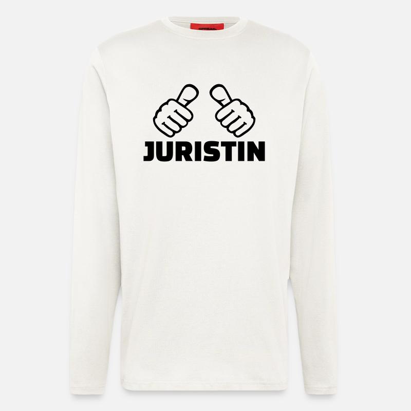 Juristin - Langarmshirt - made by SPREAD  - OFF WHITE