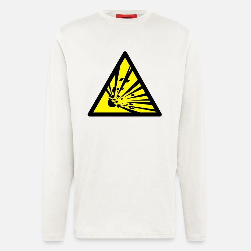 explosion - Langarmshirt - made by SPREAD  - OFF WHITE