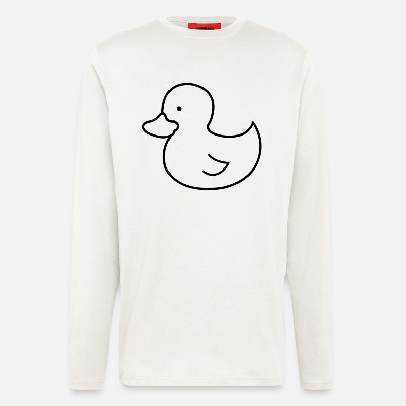 ente_01 - Langarmshirt - made by SPREAD  - OFF WHITE