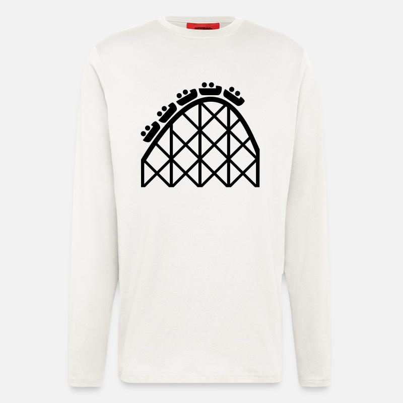 Achterbahn - Langarmshirt - made by SPREAD  - OFF WHITE