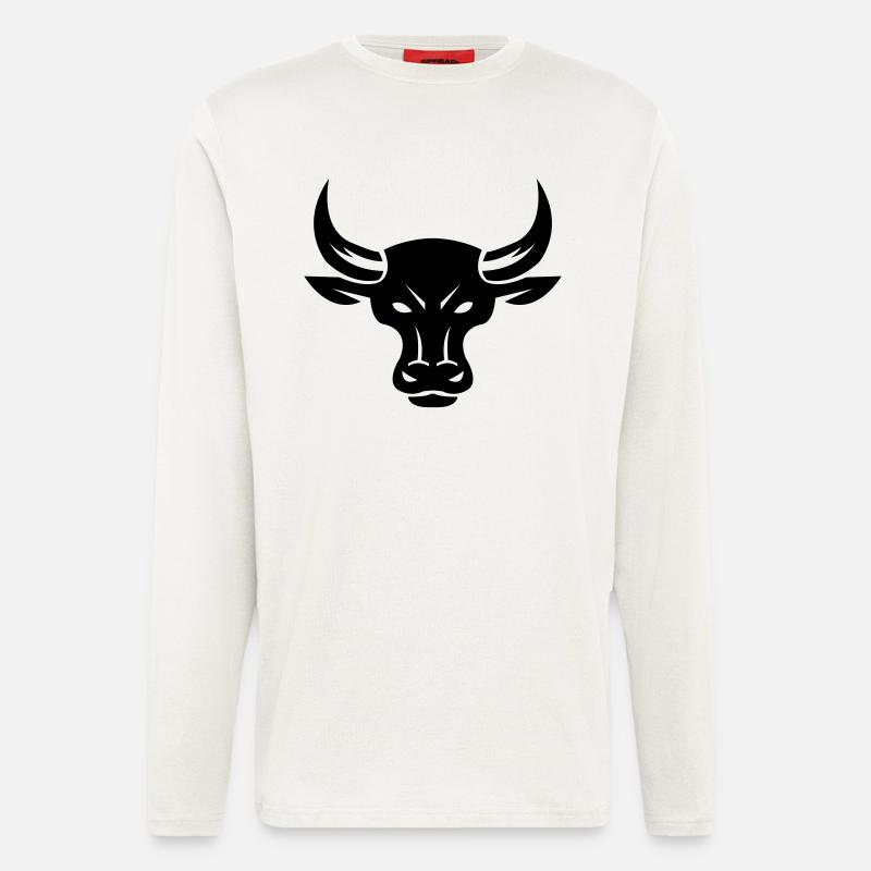 stier_001 - Langarmshirt - made by SPREAD  - OFF WHITE