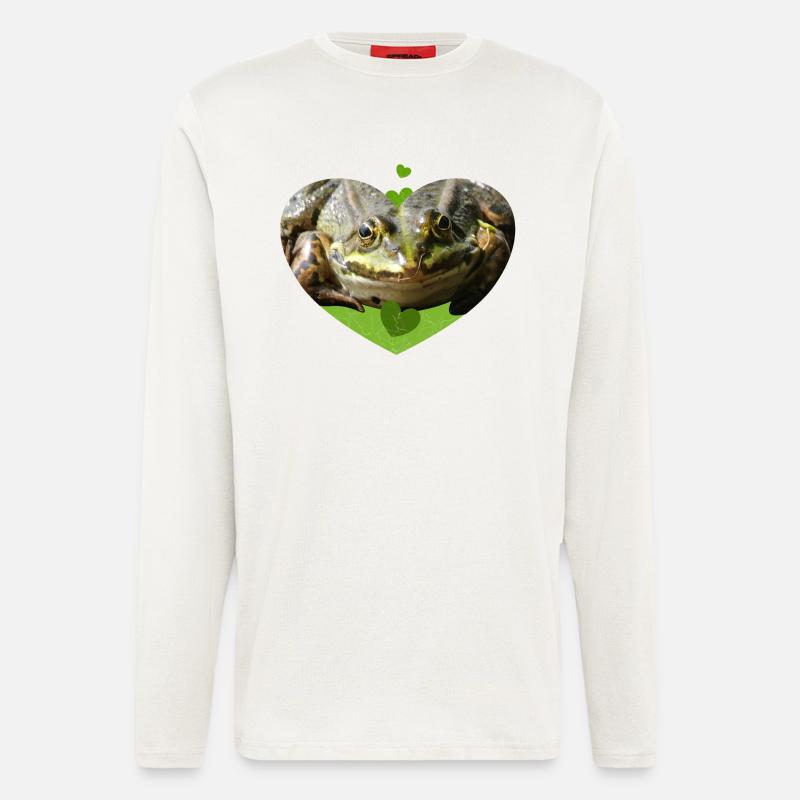 Frog Toad Frogs Prince - Longsleeve - made by SPREAD  - OFF WHITE
