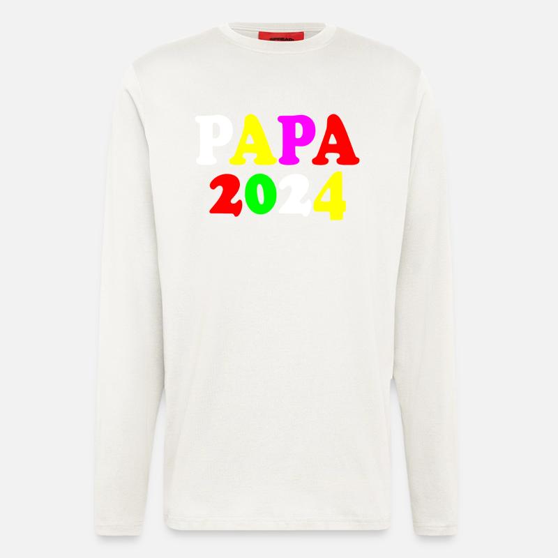 Papa 2024 - Langarmshirt - made by SPREAD  - OFF WHITE