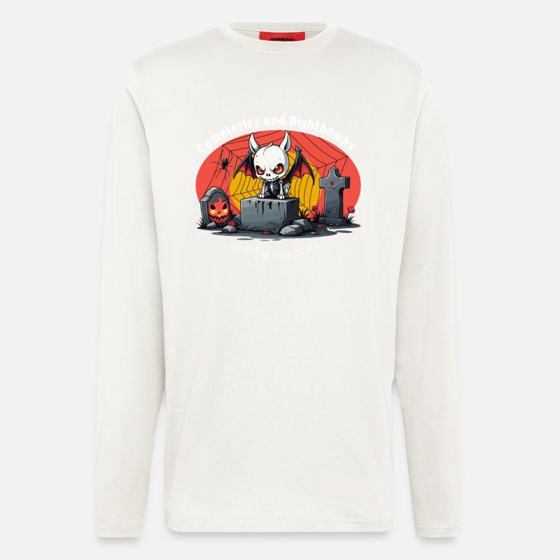 Cemeteries and night owls - Longsleeve - made by SPREAD  - OFF WHITE