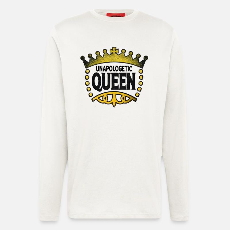 Unapologetic Queen - Longsleeve - made by SPREAD  - OFF WHITE