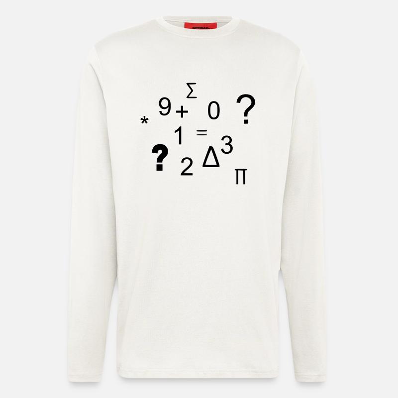 Zahlen - Langarmshirt - made by SPREAD  - OFF WHITE