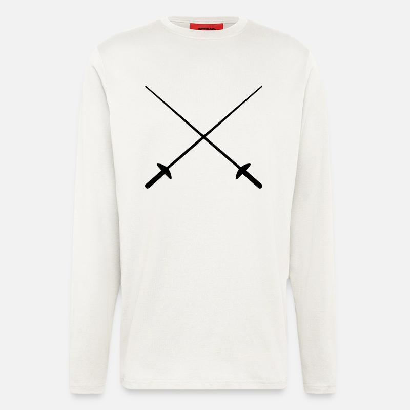 Fechten - Langarmshirt - made by SPREAD  - OFF WHITE