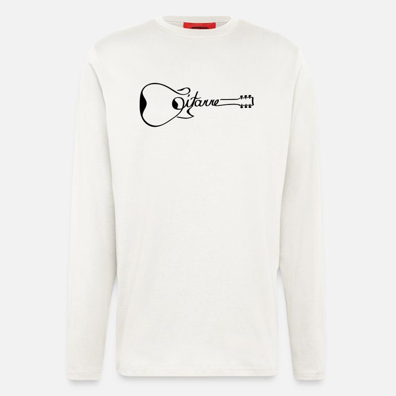 Guitar - Longsleeve - made by SPREAD  - OFF WHITE