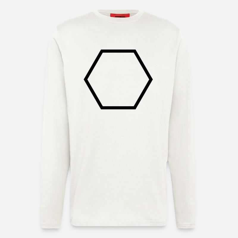 Polygon (customize) - Longsleeve - made by SPREAD  - OFF WHITE