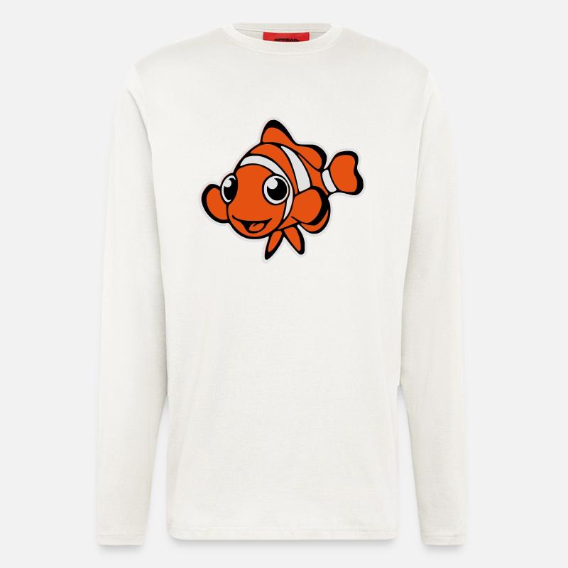 Clownfisch (Vektor) - Longsleeve - made by SPREAD  - OFF WHITE