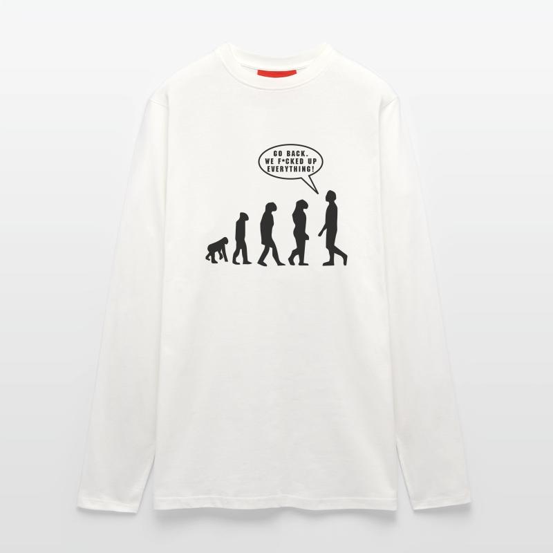 Evolution Langarmshirt - made by SPREAD 