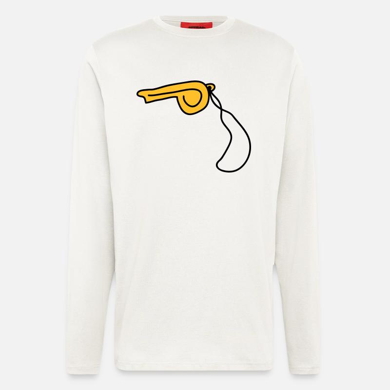 pfeife_2c - Longsleeve - made by SPREAD  - OFF WHITE