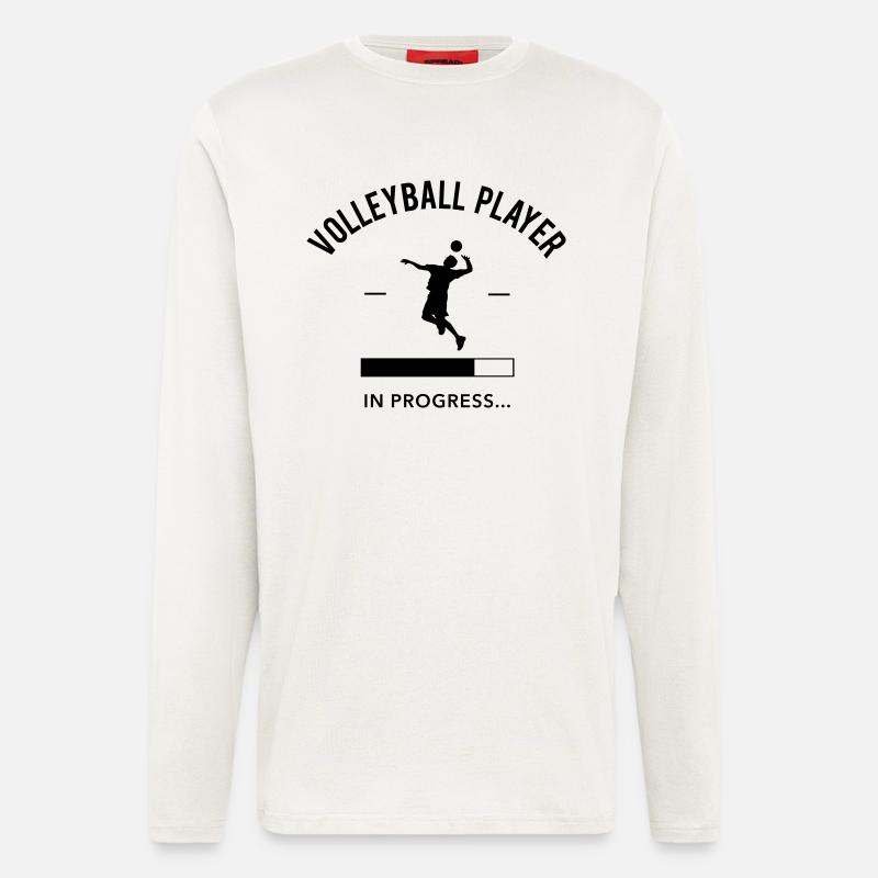 Volleyball Player loading - Longsleeve - made by SPREAD  - OFF WHITE