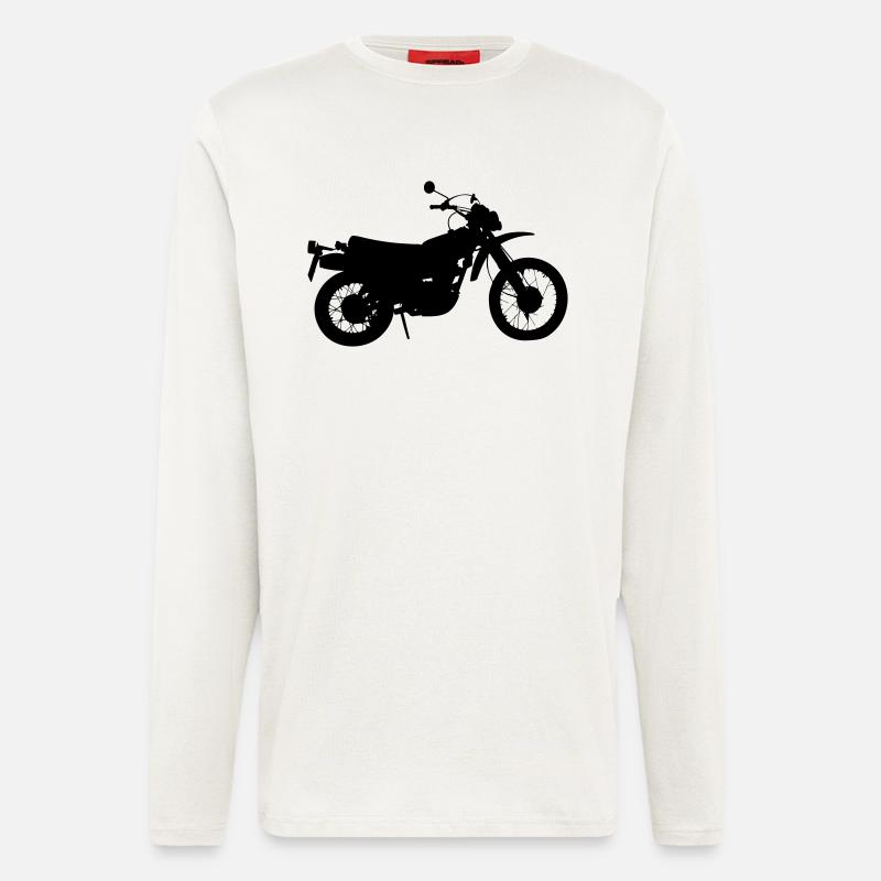 Motorrad - Langarmshirt - made by SPREAD  - OFF WHITE