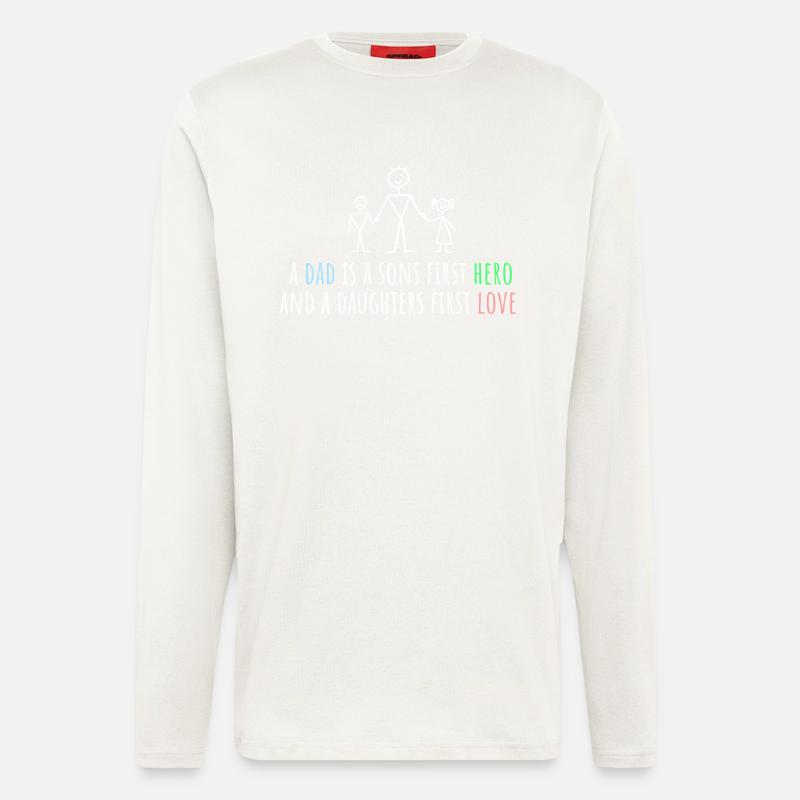a dad is - Langarmshirt - made by SPREAD  - OFF WHITE
