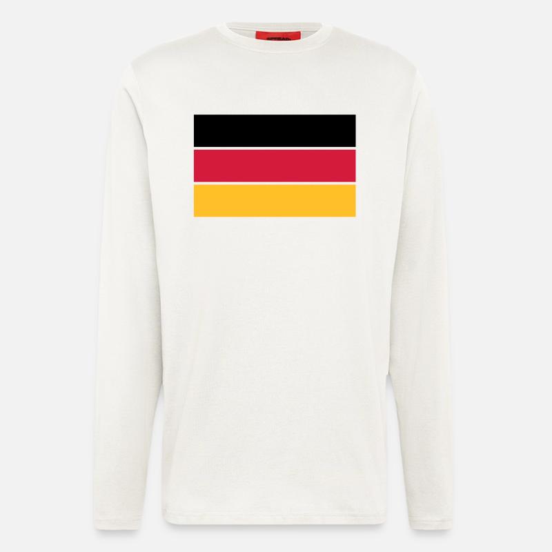deutschland_50 - Langarmshirt - made by SPREAD  - OFF WHITE