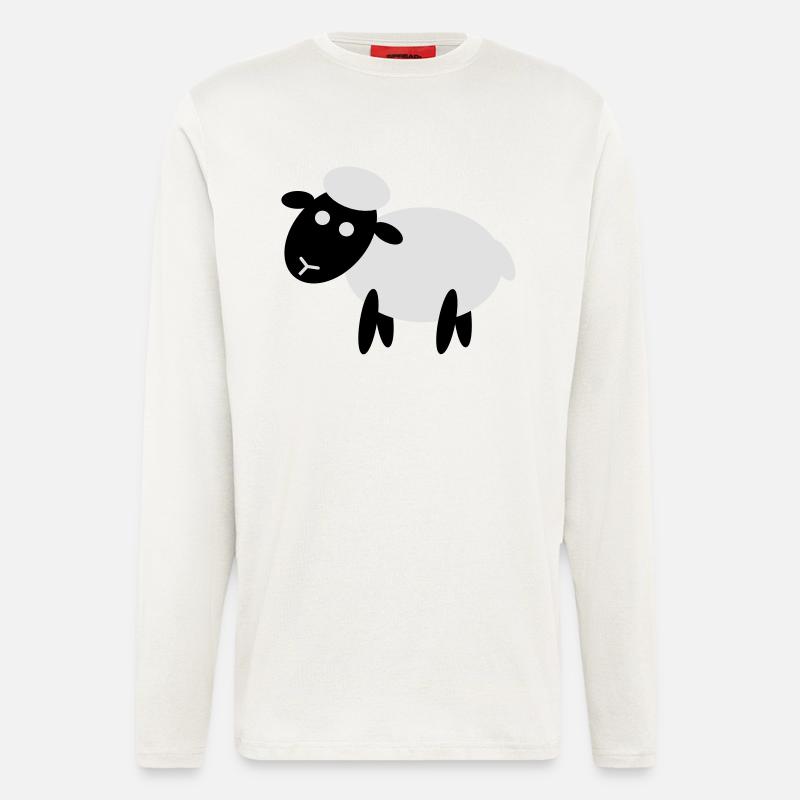 Comic Schaf - Langarmshirt - made by SPREAD  - OFF WHITE