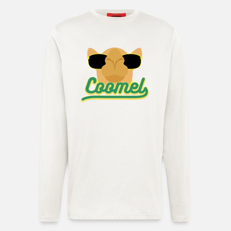 Mignon Camel 3 04 - Manches longues bio décontracté fabriqué en UE - OFF WHITE
