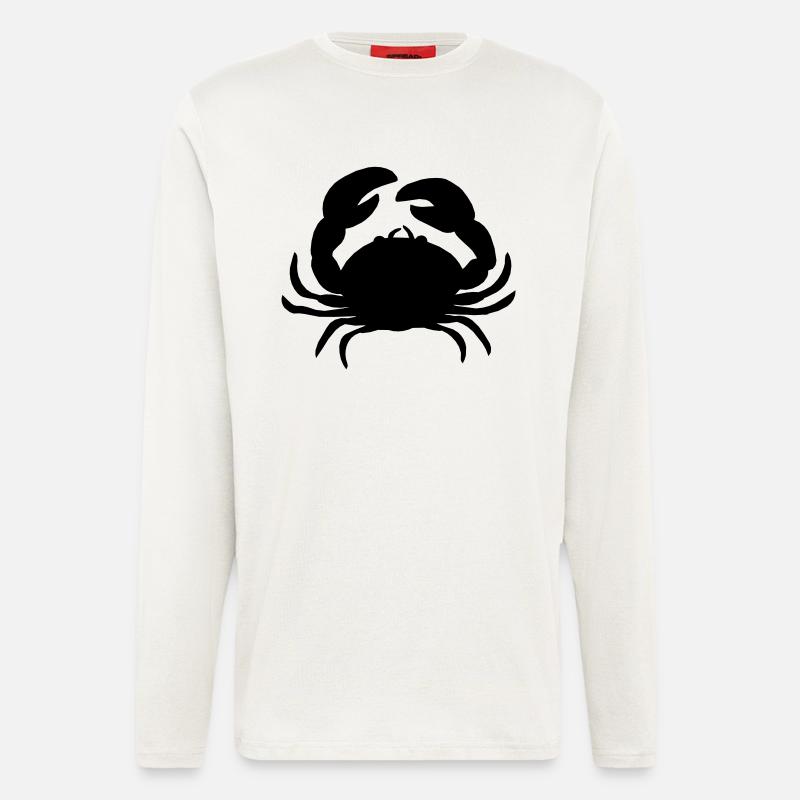crab - Langarmshirt - made by SPREAD  - OFF WHITE