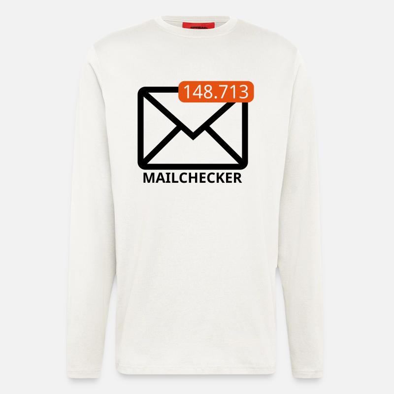 Mailchecker - Langarmshirt - made by SPREAD  - OFF WHITE