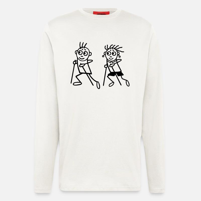 Wandern - Langarmshirt - made by SPREAD - OFF WHITE