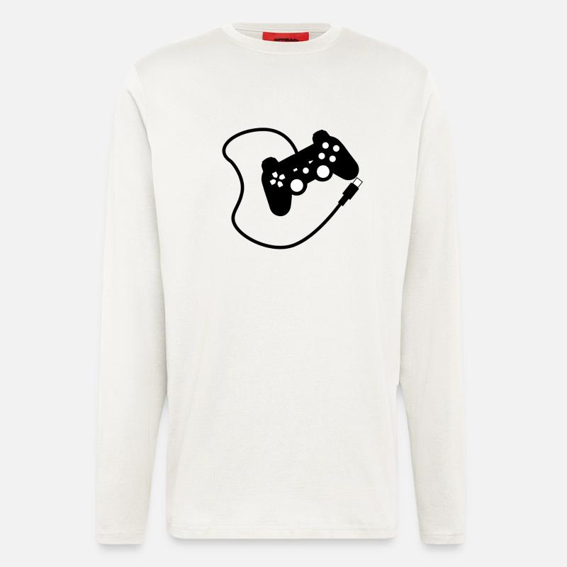 Playstation Controller - Langarmshirt - made by SPREAD  - OFF WHITE