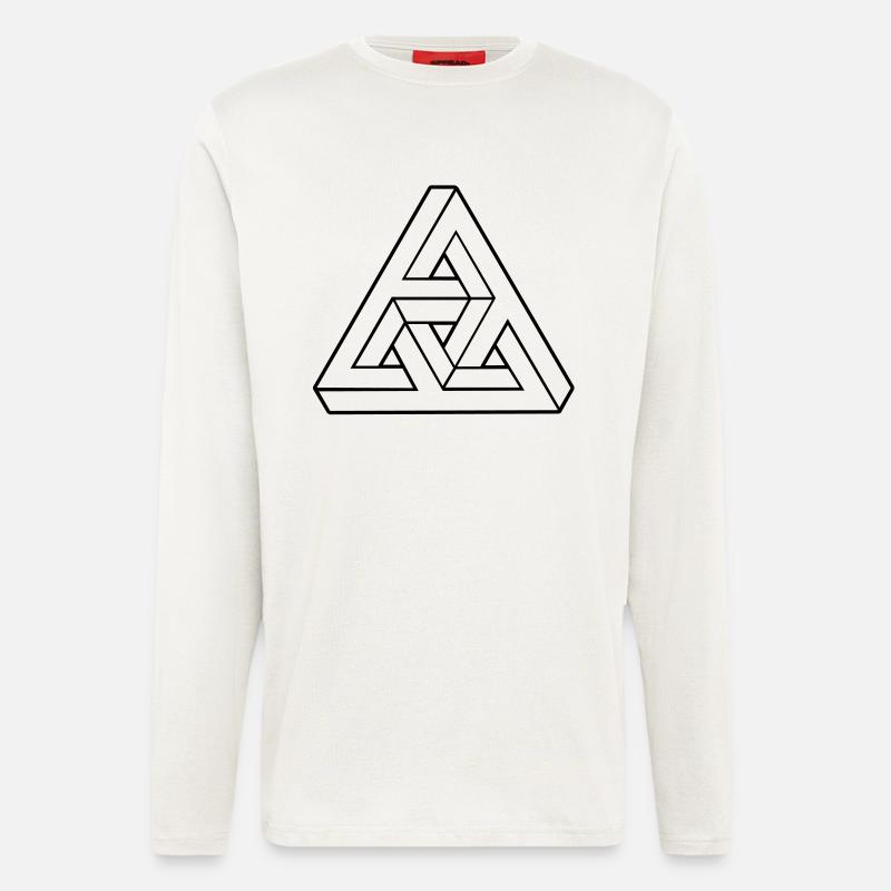 Optical illusion - Longsleeve - made by SPREAD  - OFF WHITE