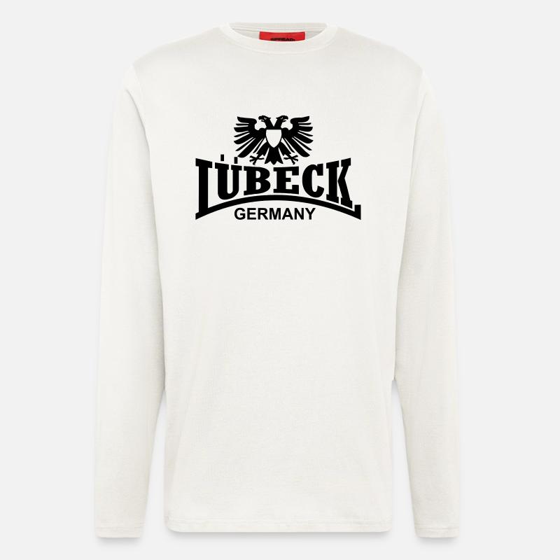 luebeck_germany_adler - Langarmshirt - made by SPREAD  - OFF WHITE