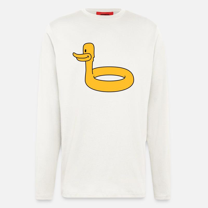 Duck Swimming Ring - Longsleeve - made by SPREAD  - OFF WHITE