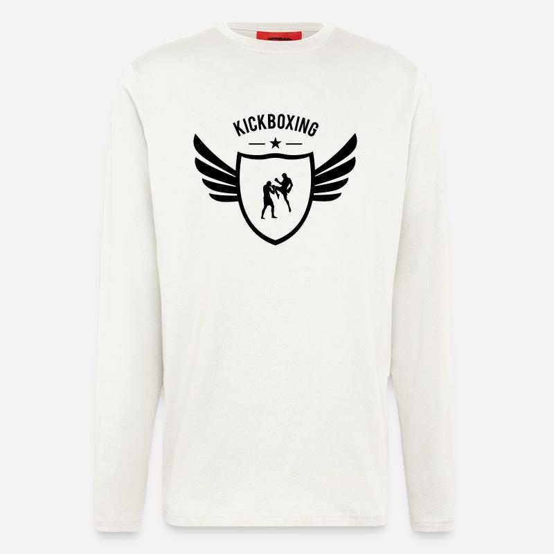 Kickboxing Star - Longsleeve - made by SPREAD  - OFF WHITE