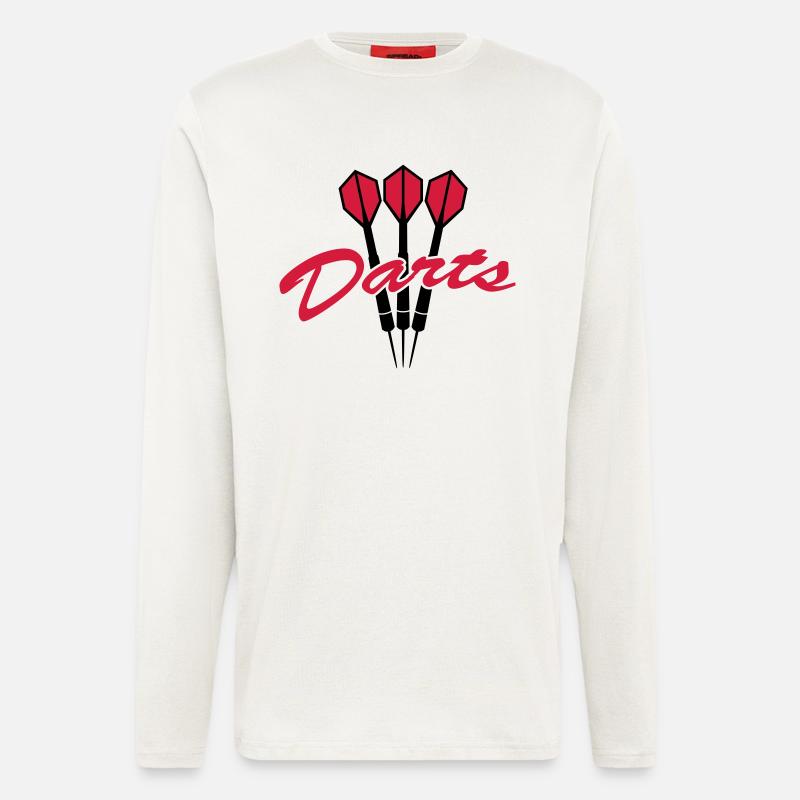 Darts Logo - Langarmshirt - made by SPREAD  - OFF WHITE