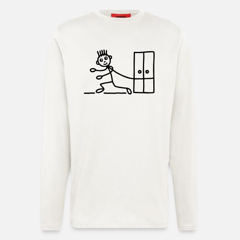 Möbelpacker - Umzugsfirma - Langarmshirt - made by SPREAD  - OFF WHITE