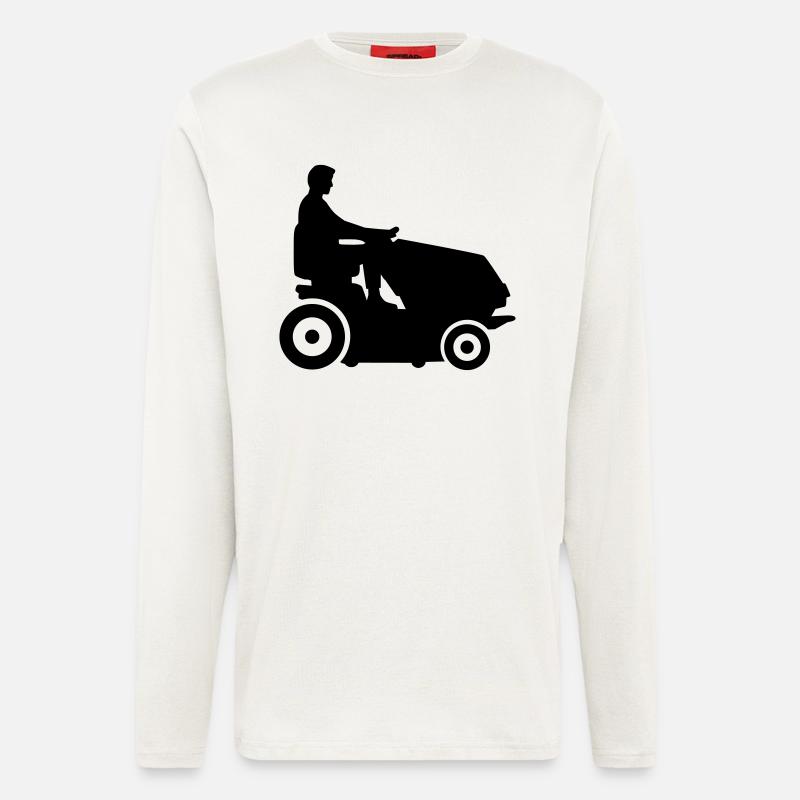 Lawn mower - Longsleeve - made by SPREAD  - OFF WHITE