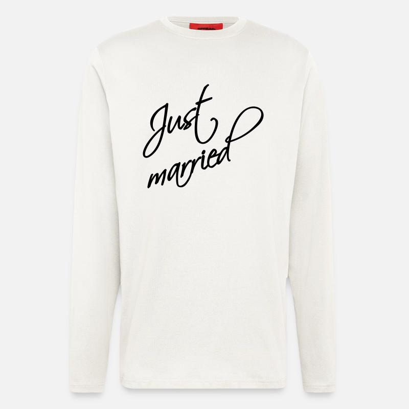 Just married - Longsleeve - made by SPREAD  - OFF WHITE