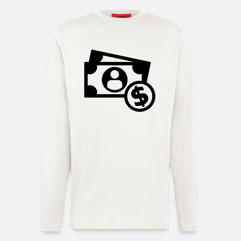 Geld - Langarmshirt - made by SPREAD  - OFF WHITE