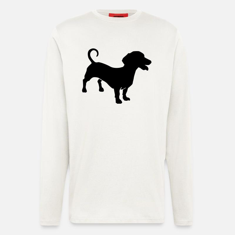 Dackel - Langarmshirt - made by SPREAD  - OFF WHITE