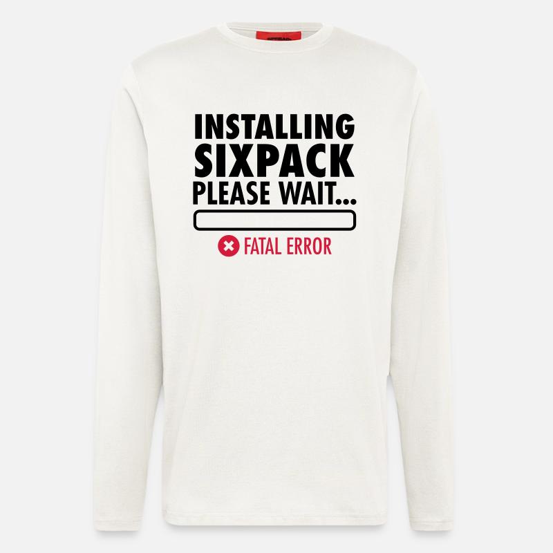Installing Sixpack (Fatal Error) - Langarmshirt - made by SPREAD  - OFF WHITE