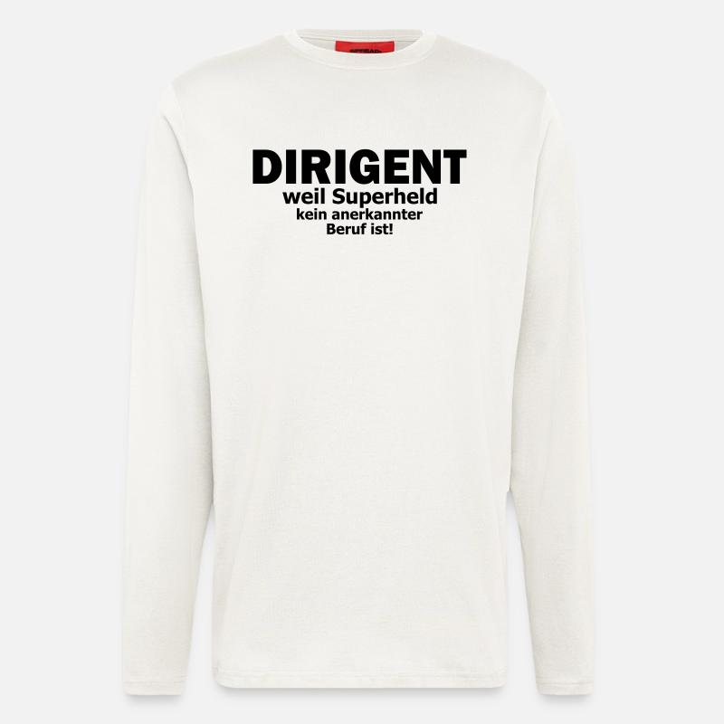 dirigent - Langarmshirt - made by SPREAD  - OFF WHITE