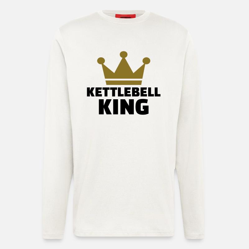 Kettlebell - Langarmshirt - made by SPREAD - OFF WHITE