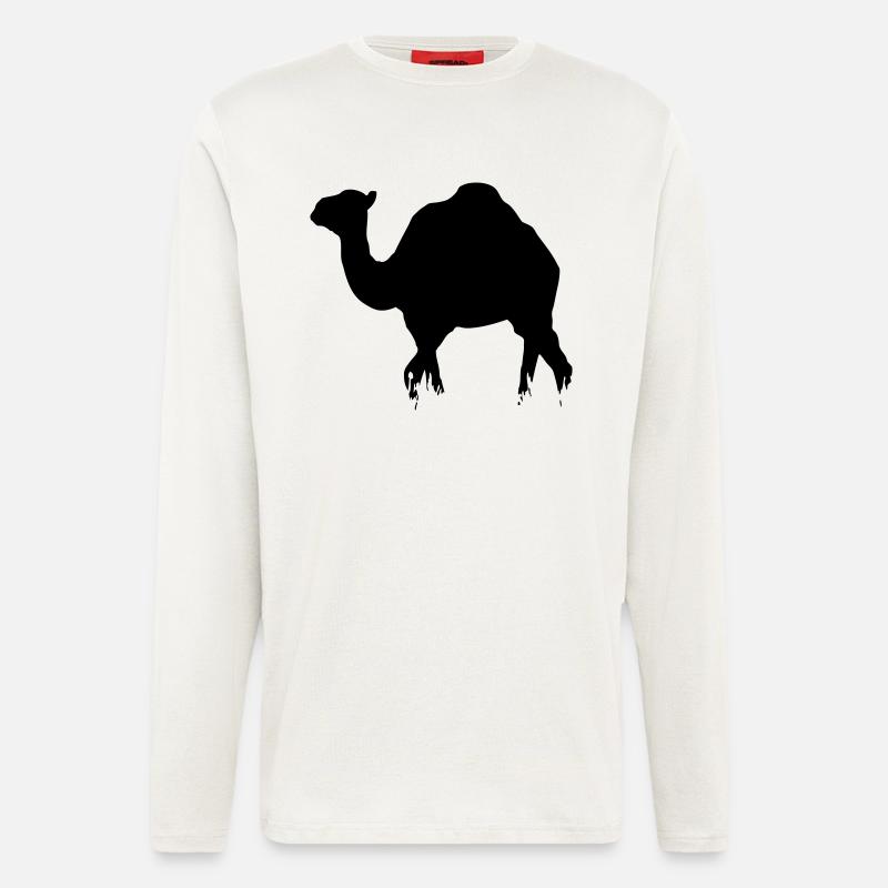 Dromedar - Camel - Langarmshirt - made by SPREAD  - OFF WHITE