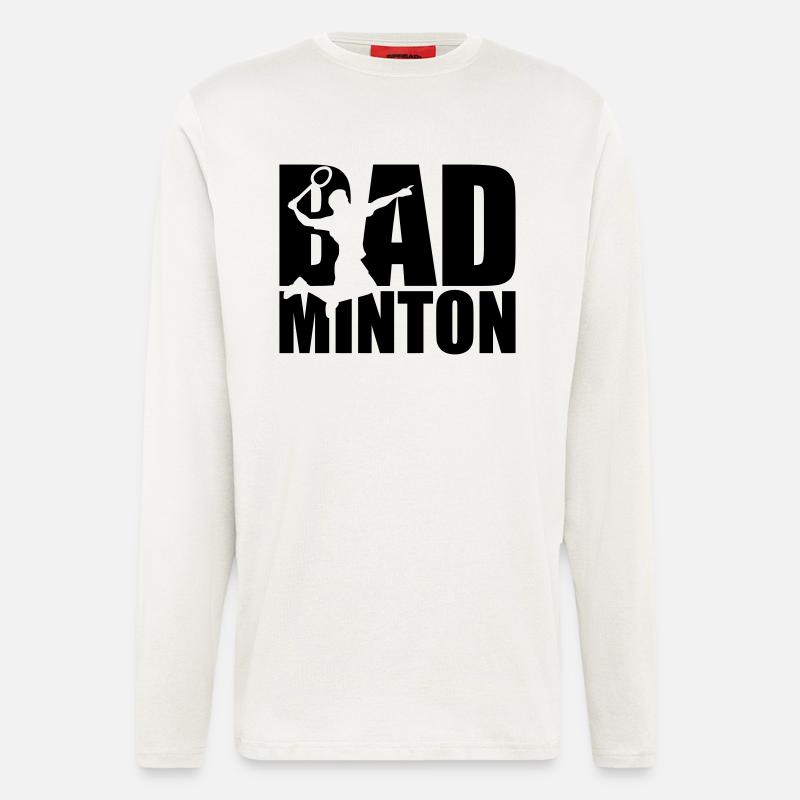 Badminton - Langarmshirt - made by SPREAD  - OFF WHITE