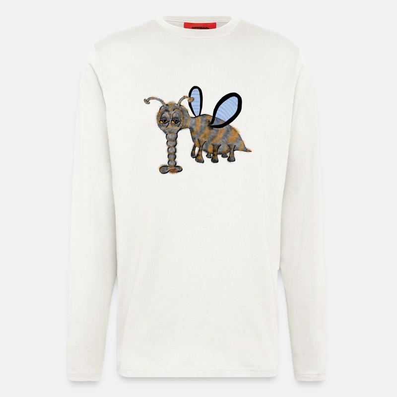 Fliege - Fly - Langarmshirt - made by SPREAD  - OFF WHITE