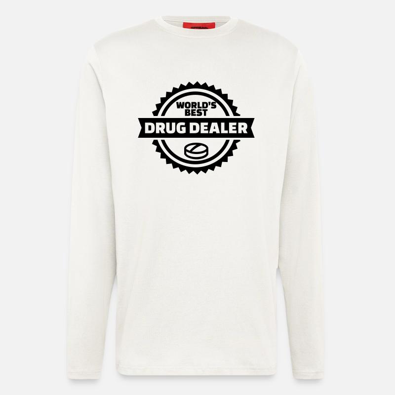 Drogendealer - Langarmshirt - made by SPREAD  - OFF WHITE