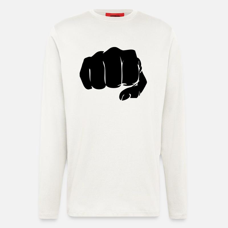 faust_01 - Langarmshirt - made by SPREAD  - OFF WHITE
