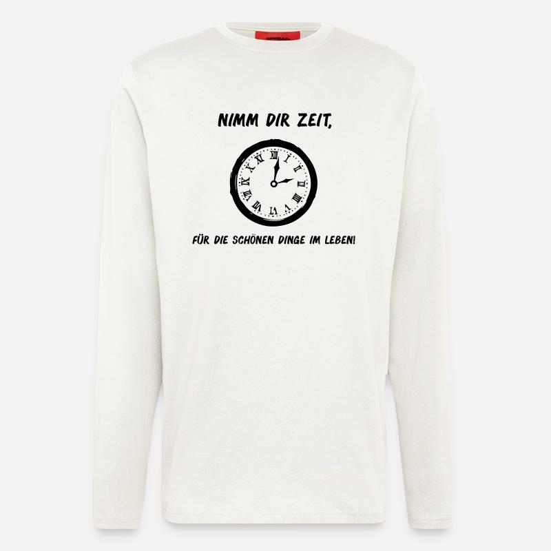 schoene_dinge_im_leben_01 - Langarmshirt - made by SPREAD  - OFF WHITE