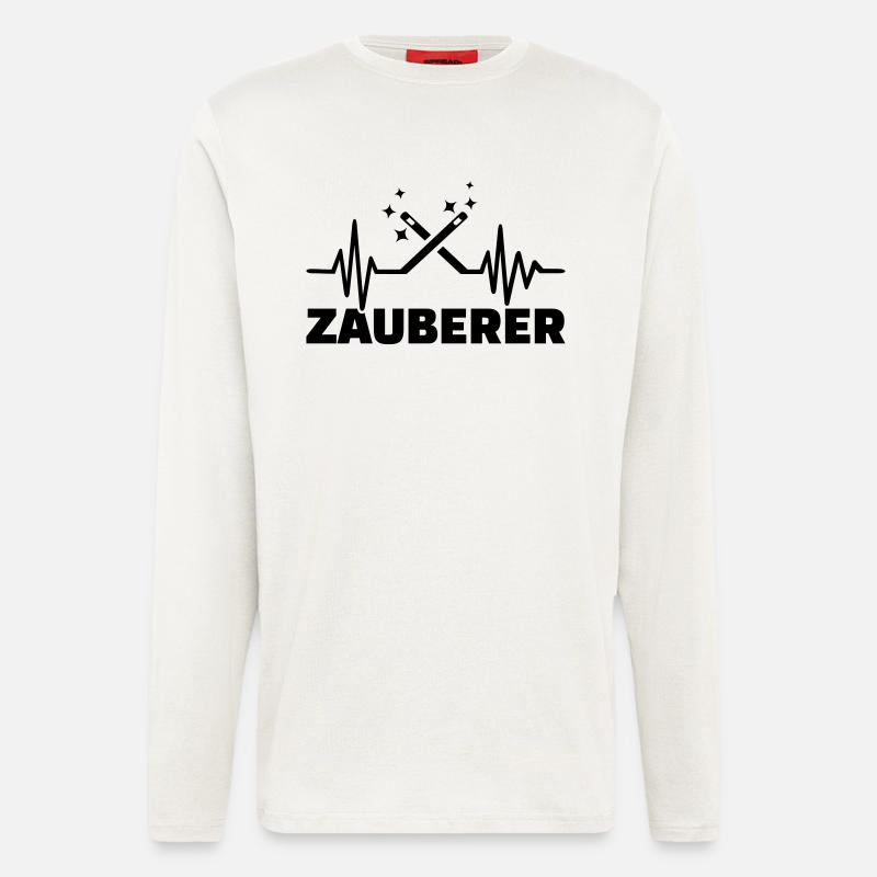 Zauberer - Langarmshirt - made by SPREAD  - OFF WHITE