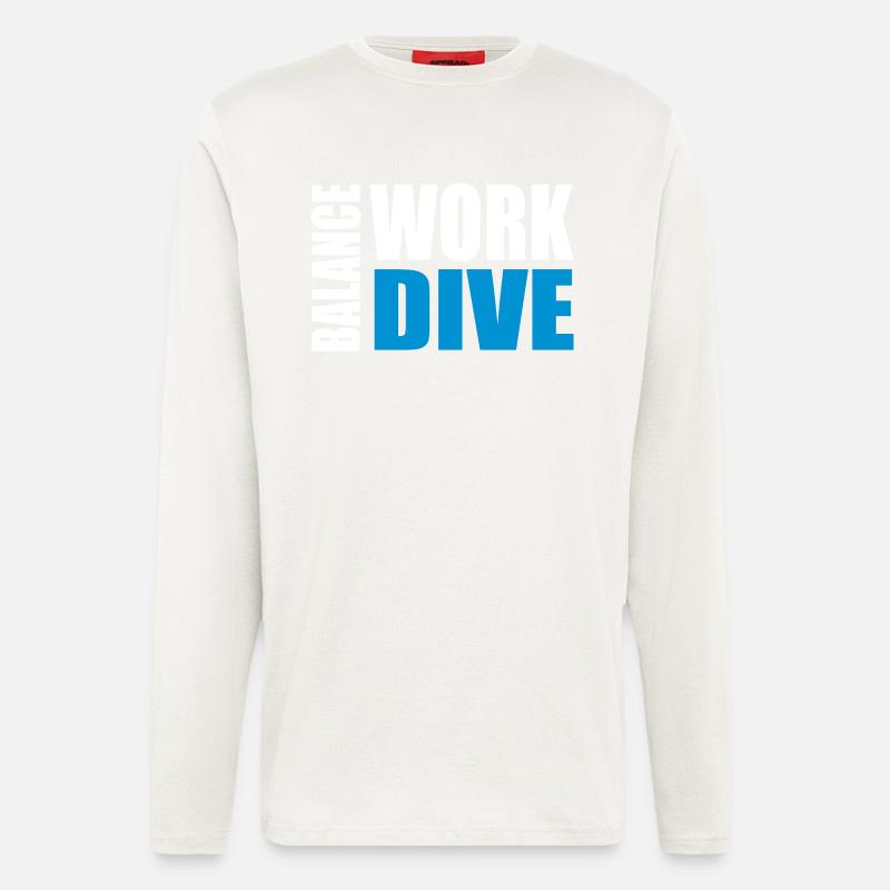 WORKDIVEBALANCE - Longsleeve - made by SPREAD - OFF WHITE
